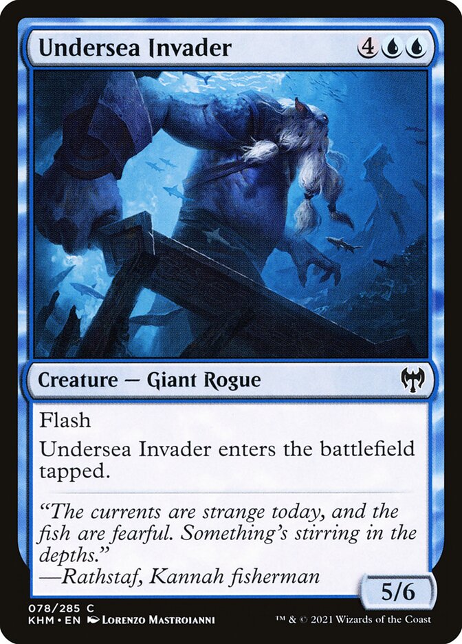 MTG Card Title: Undersea Invader KHM/78