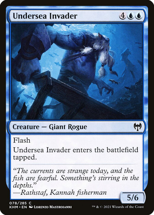 MTG Card Title: Undersea Invader KHM/78