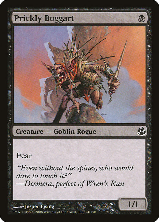 MTG Card Title: Prickly Boggart MOR/74