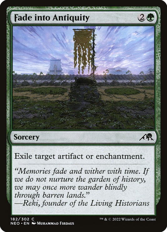 MTG Card Title: Fade into Antiquity NEO/182