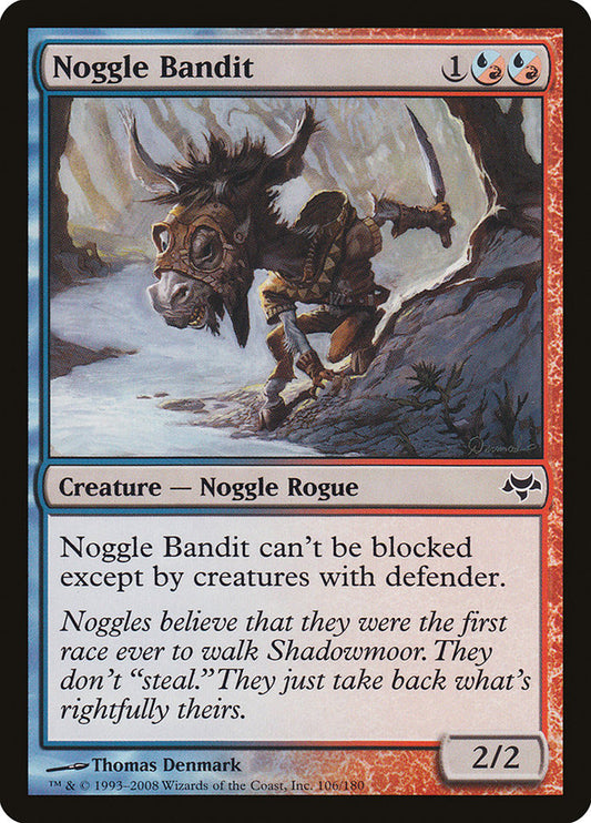 MTG Card Title: Noggle Bandit EVE/106
