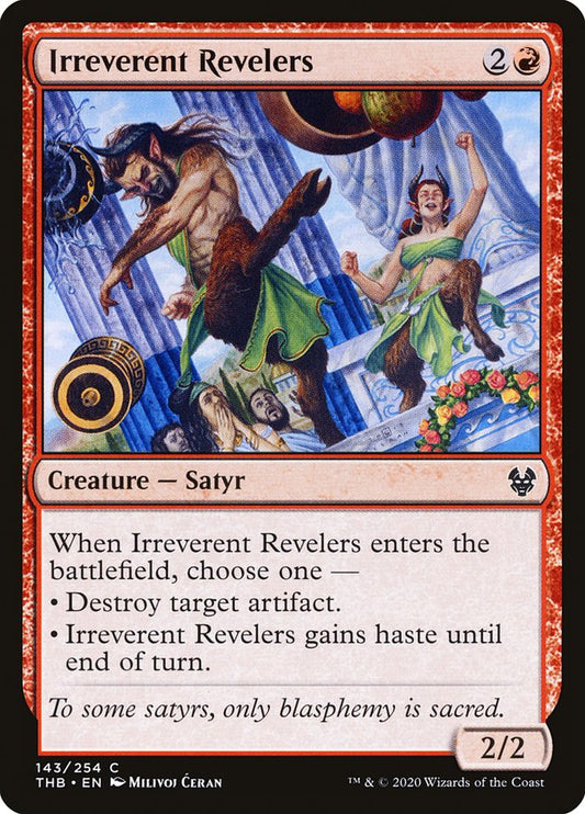 MTG Card Title: Irreverent Revelers THB/143