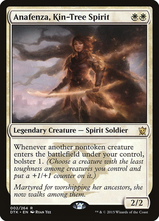 MTG Card Title: Anafenza, Kin-Tree Spirit DTK/2