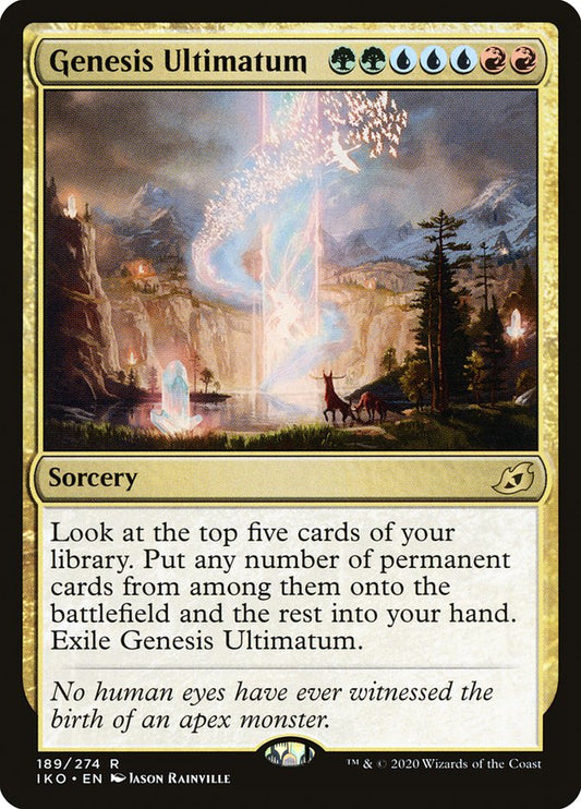 MTG Card Title: Genesis Ultimatum IKO/189