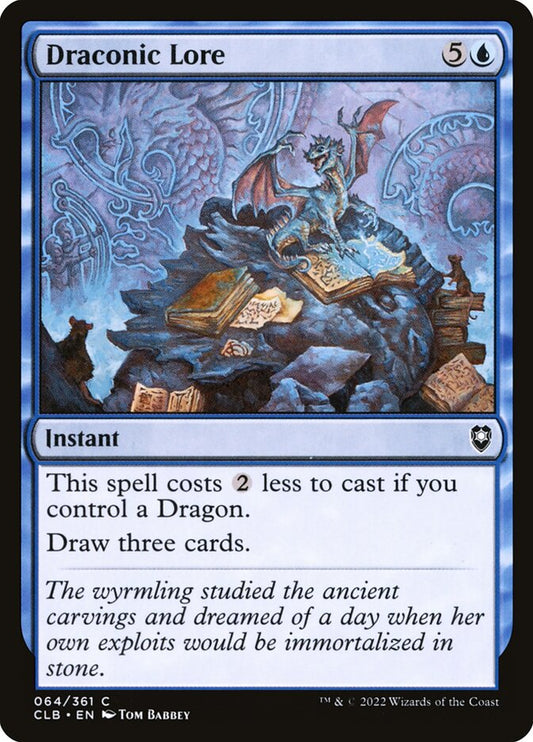 MTG Card Title: Draconic Lore CLB/64