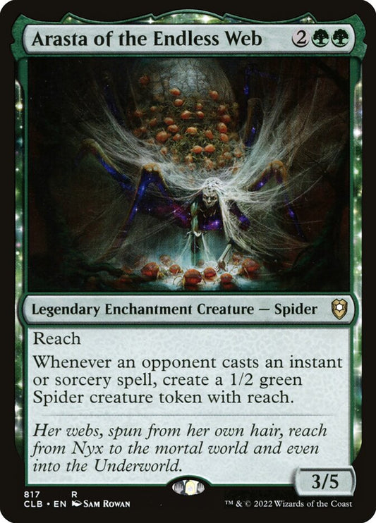 MTG Card Title: Arasta of the Endless Web CLB/817