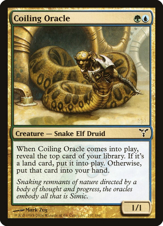 MTG Card Title: Coiling Oracle DIS/107