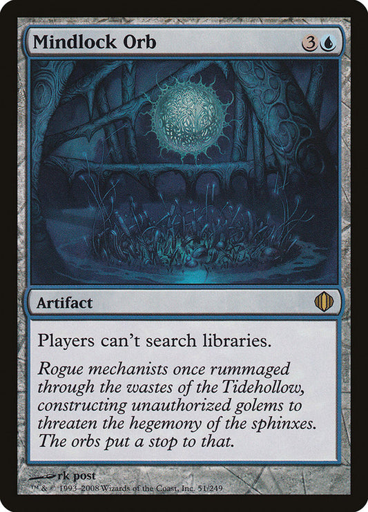 MTG Card Title: Mindlock Orb ALA/51