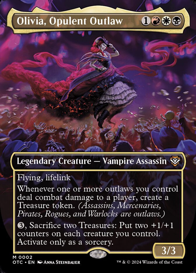 MTG Card Title: Olivia, Opulent Outlaw OTC/2