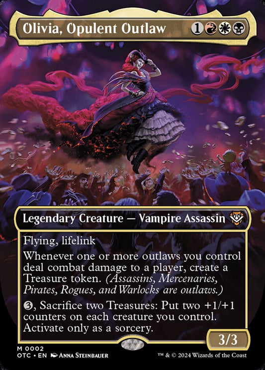 MTG Card Title: Olivia, Opulent Outlaw OTC/2