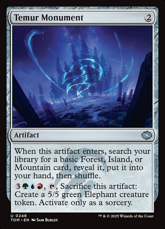 MTG Card Title: Temur Monument TDM/248