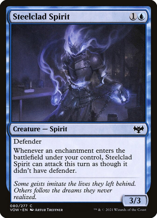 MTG Card Title: Steelclad Spirit VOW/80
