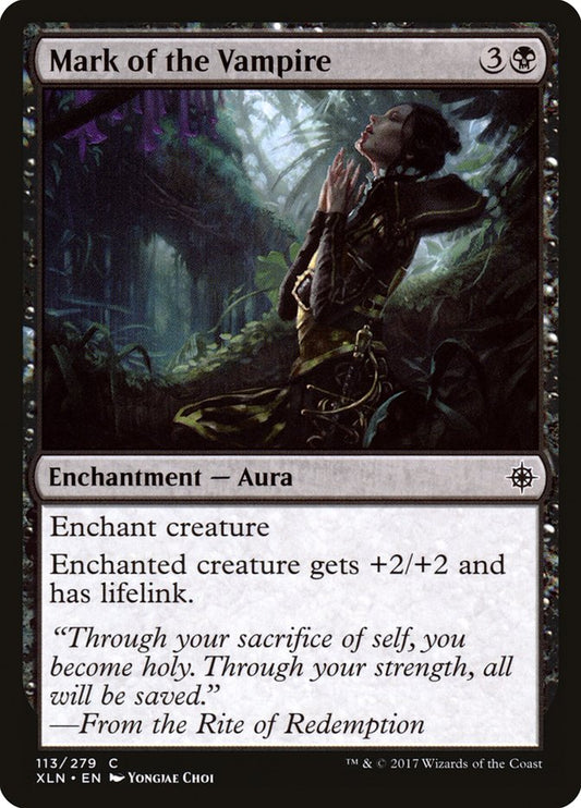 MTG Card Title: Mark of the Vampire XLN/113