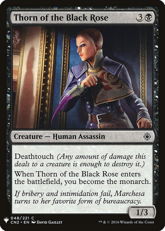 MTG Card Title: Thorn of the Black Rose PLST/CN2-48