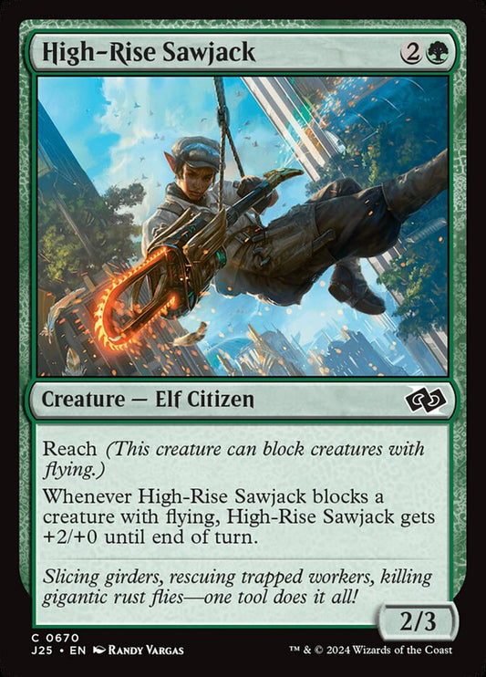 MTG Card Title: High-Rise Sawjack J25/670