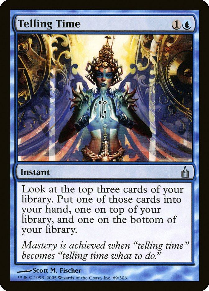 MTG Card Title: Telling Time RAV/69