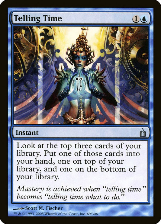 MTG Card Title: Telling Time RAV/69