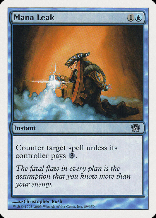 MTG Card Title: Mana Leak 8ED/89