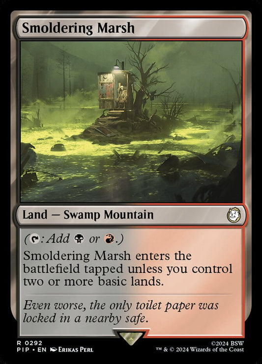 MTG Card Title: Smoldering Marsh PIP/292