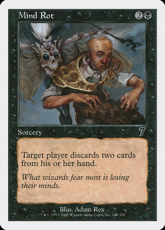 MTG Card Title: Mind Rot 7ED/147