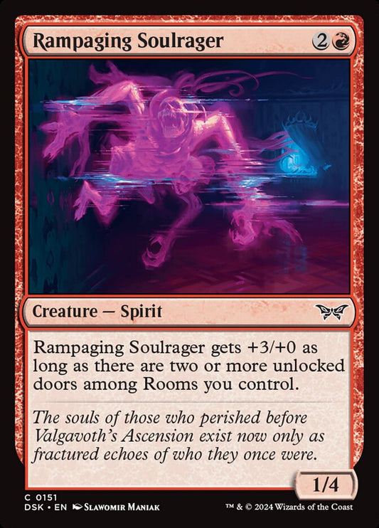 MTG Card Title: Rampaging Soulrager DSK/151
