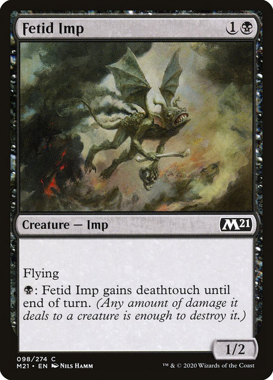 MTG Card Title: Fetid Imp M21/98