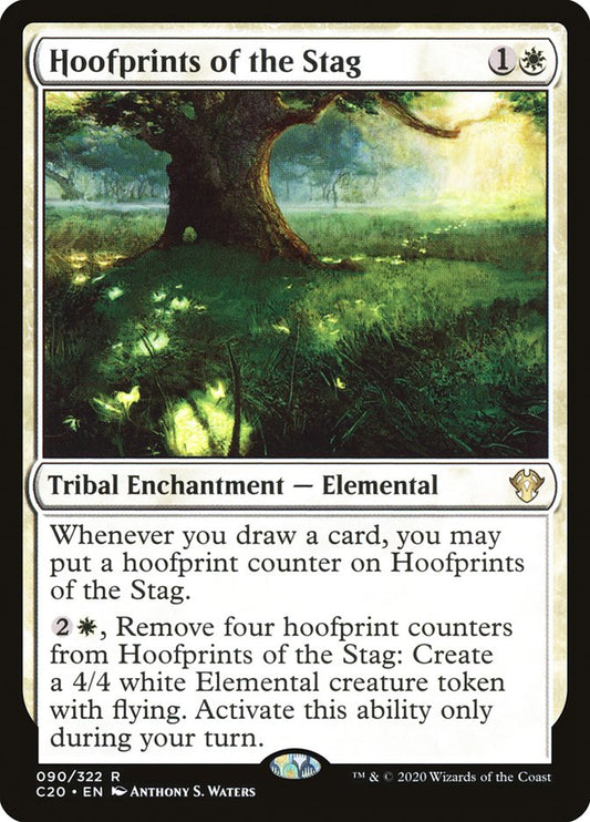 MTG Card Title: Hoofprints of the Stag C20/90