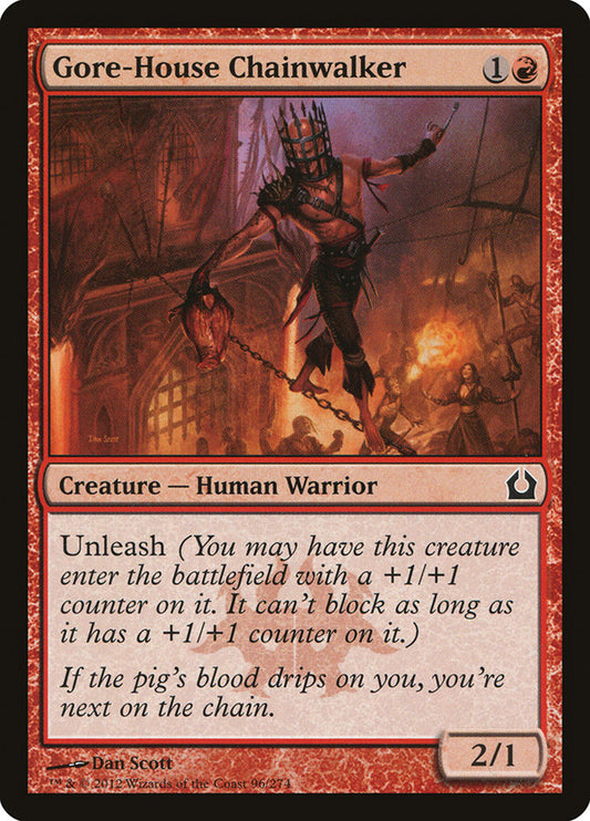 MTG Card Title: Gore-House Chainwalker RTR/96