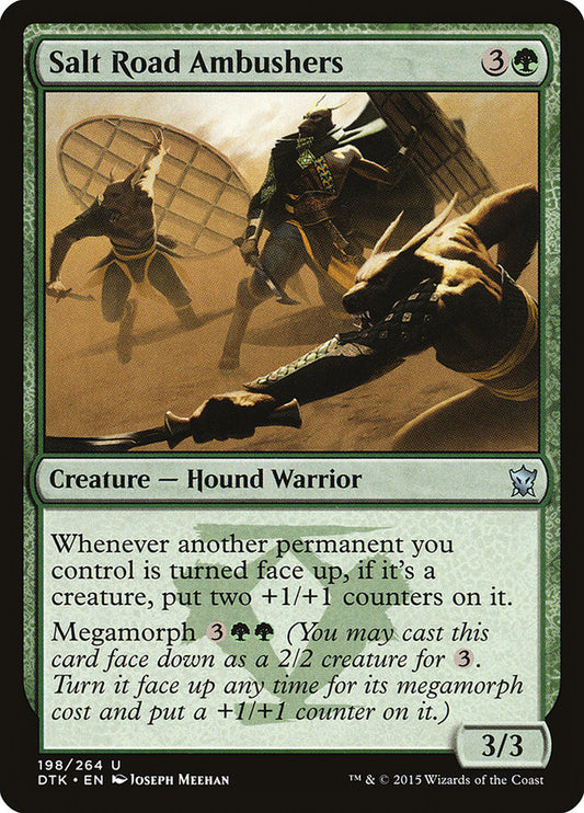 MTG Card Title: Salt Road Ambushers DTK/198