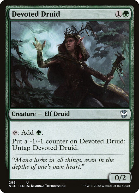 MTG Card Title: Devoted Druid NCC/286