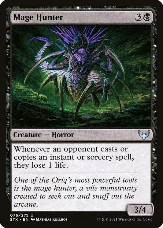 MTG Card Title: Mage Hunter STX/76