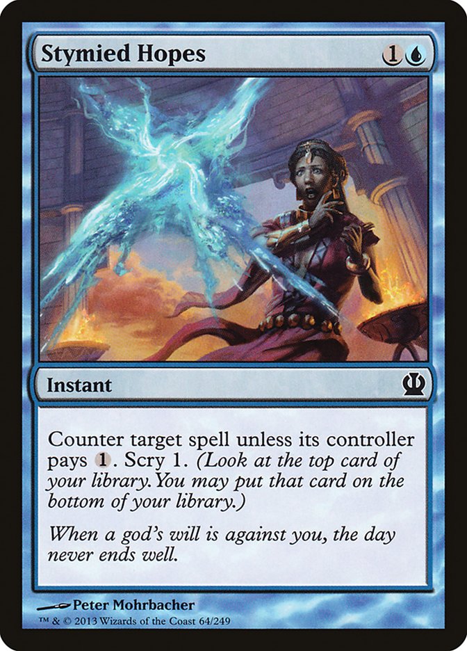 MTG Card Title: Stymied Hopes THS/64