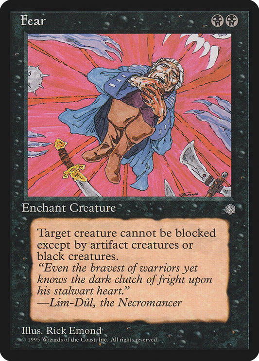 MTG Card Title: Fear ICE/124