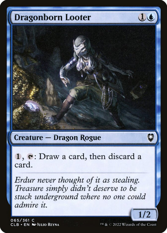 MTG Card Title: Dragonborn Looter CLB/65