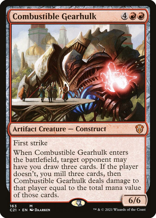 MTG Card Title: Combustible Gearhulk C21/163