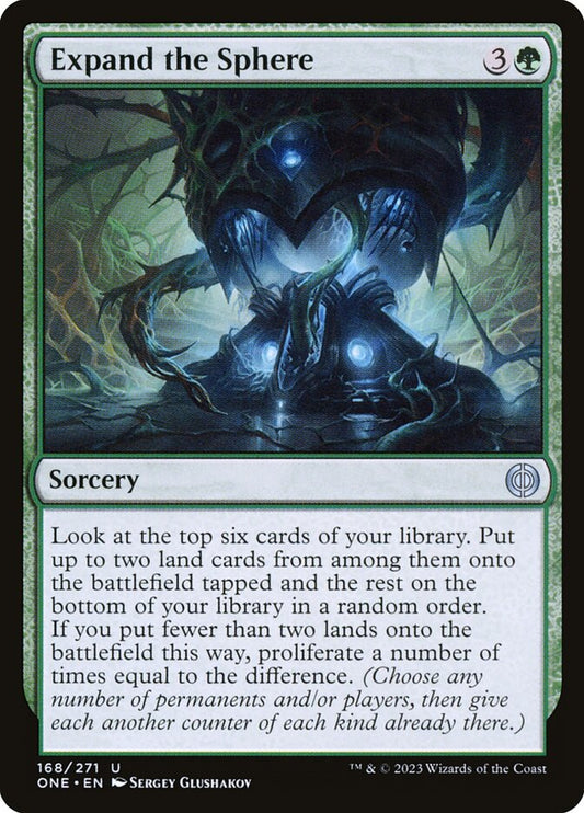MTG Card Title: Expand the Sphere ONE/168
