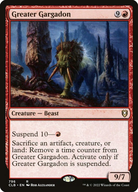 MTG Card Title: Greater Gargadon CLB/796