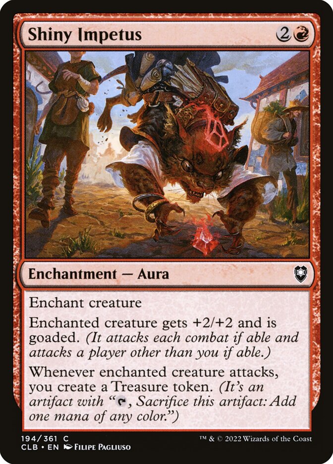 MTG Card Title: Shiny Impetus CLB/194