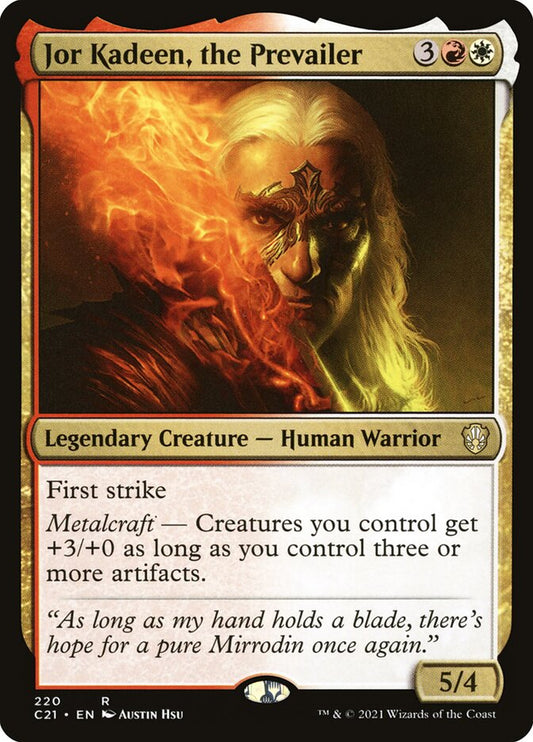 MTG Card Title: Jor Kadeen, the Prevailer C21/220