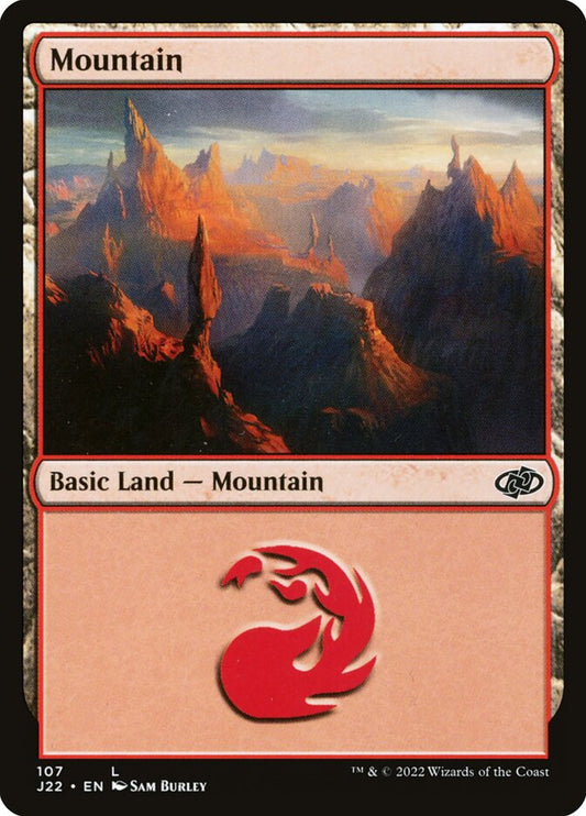 MTG Card Title: Mountain J22/107