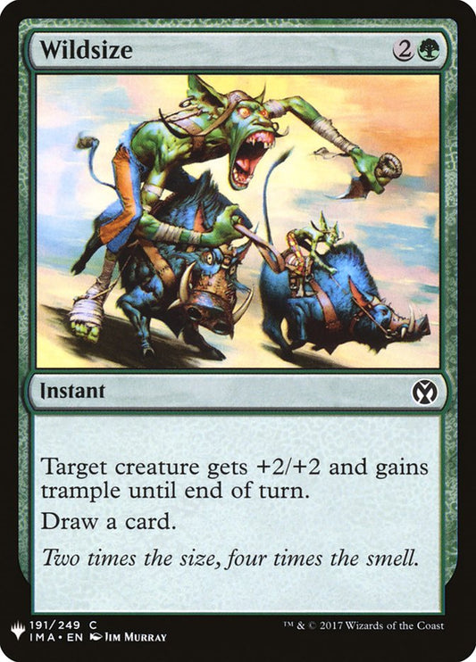 MTG Card Title: Wildsize PLST/IMA-191