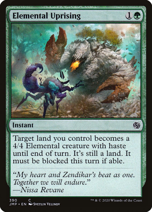 MTG Card Title: Elemental Uprising JMP/390