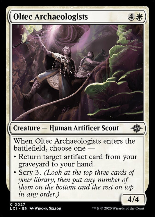 MTG Card Title: Oltec Archaeologists LCI/27