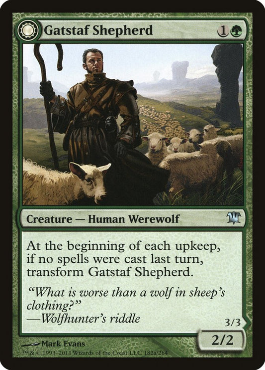 MTG Card Title: Gatstaf Shepherd // Gatstaf Howler ISD/182