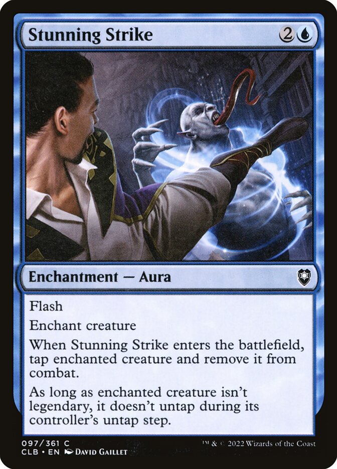 MTG Card Title: Stunning Strike CLB/97