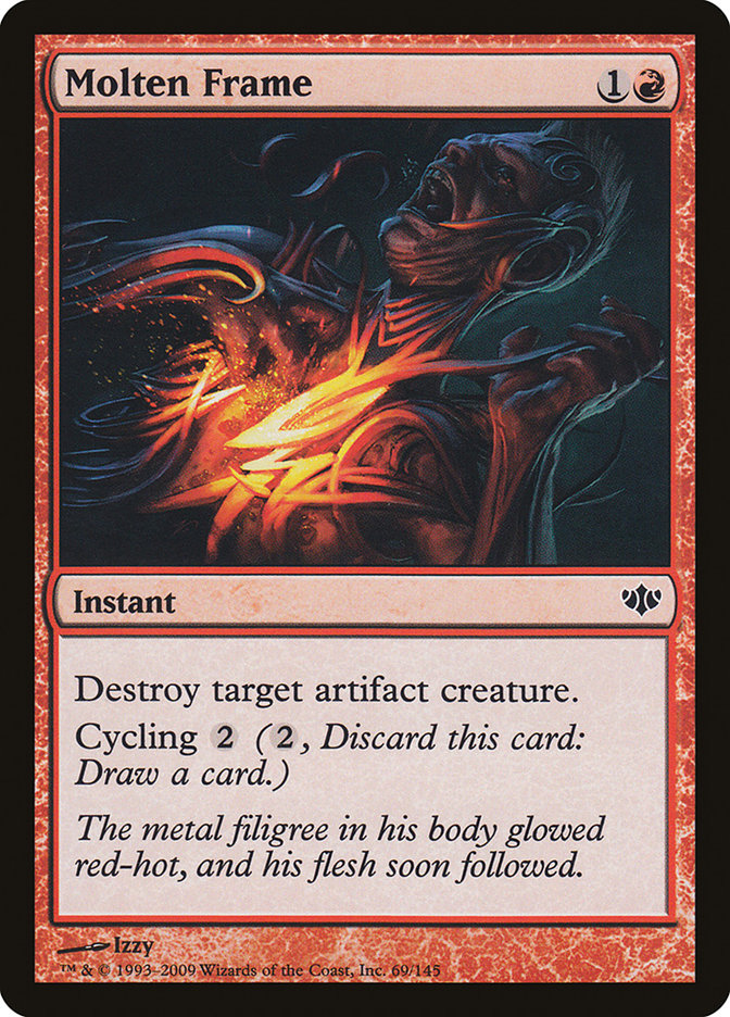 MTG Card Title: Molten Frame CON/69
