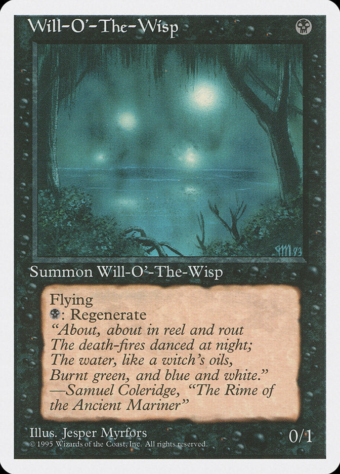 MTG Card Title: Will-o'-the-Wisp 4ED/171