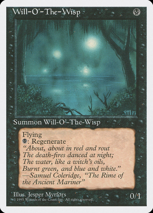 MTG Card Title: Will-o'-the-Wisp 4ED/171