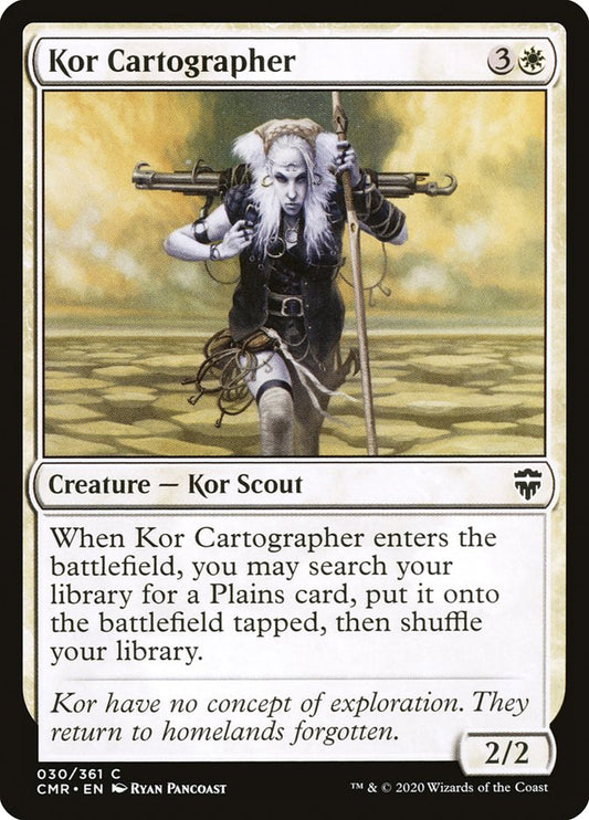 MTG Card Title: Kor Cartographer CMR/30