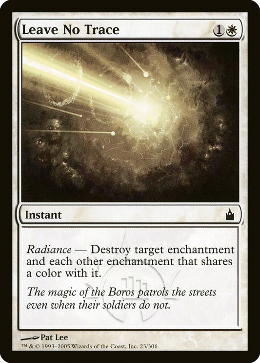 MTG Card Title: Leave No Trace RAV/23